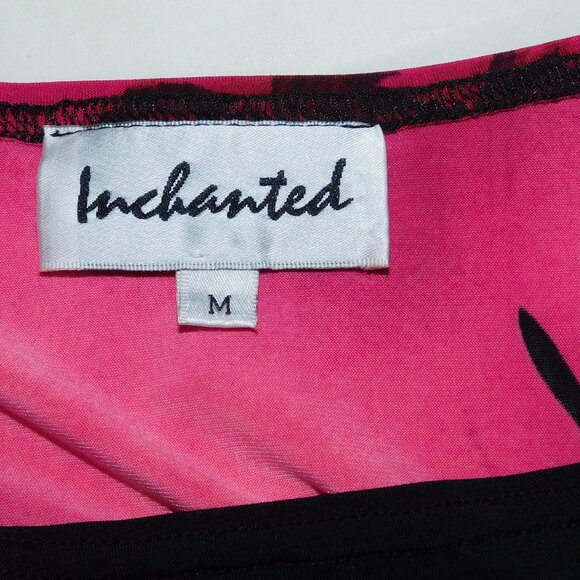 Inchanted Floral Tunic 3/4 Sleeve Top Size Medium - Picture 5 of 6